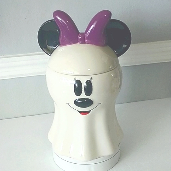 Disney Minnie Mouse Ghost Halloween Cookie Jar Canister - Picture 3 of 6
